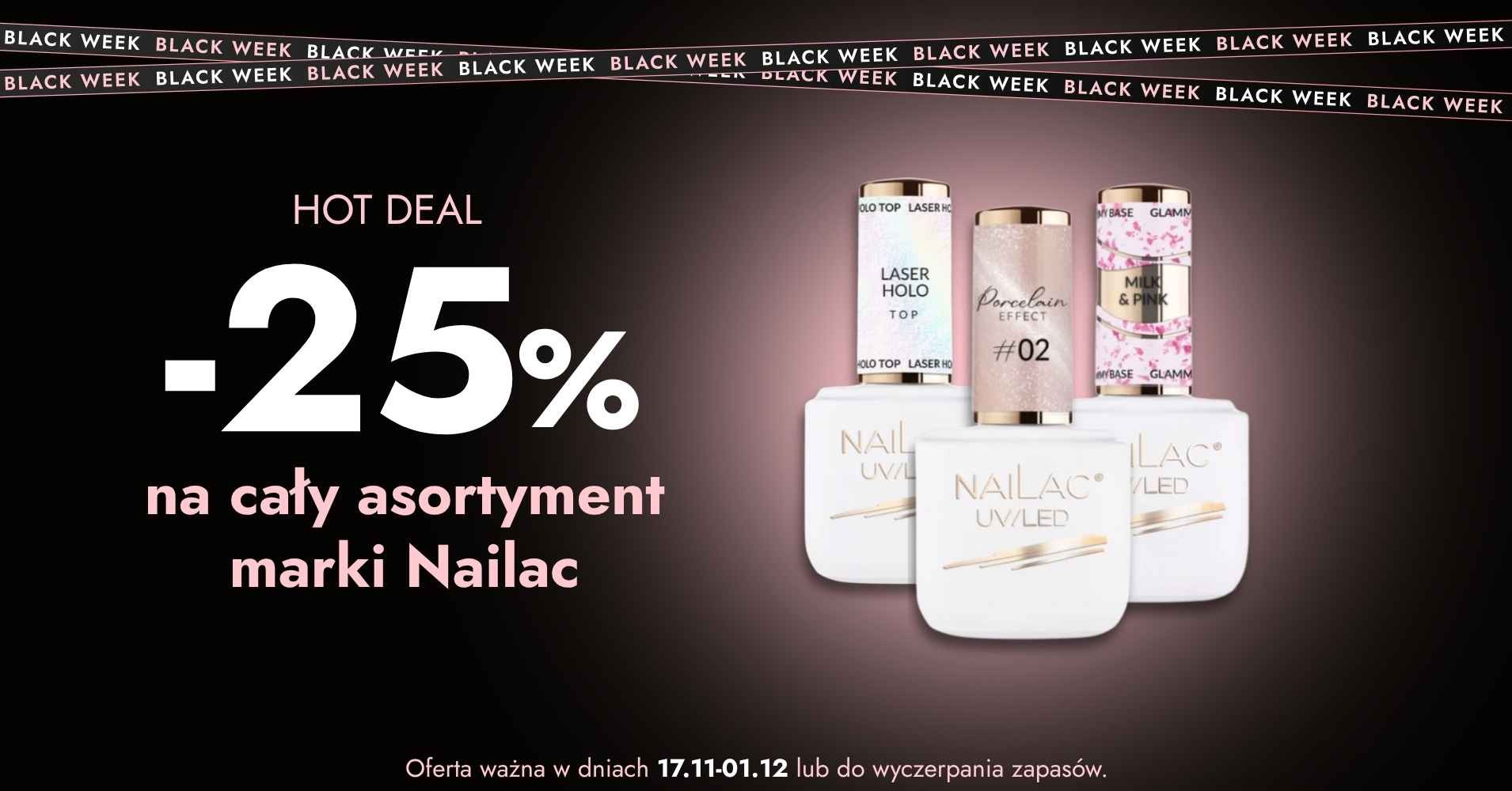 -25% na produkty Nailac