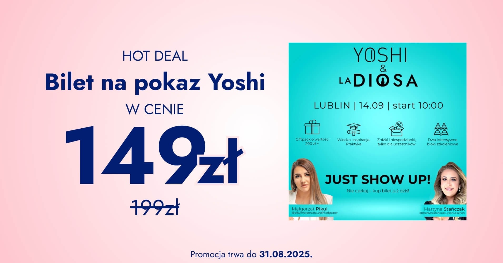 Bilet wstępu Yoshi tylko 149 zł