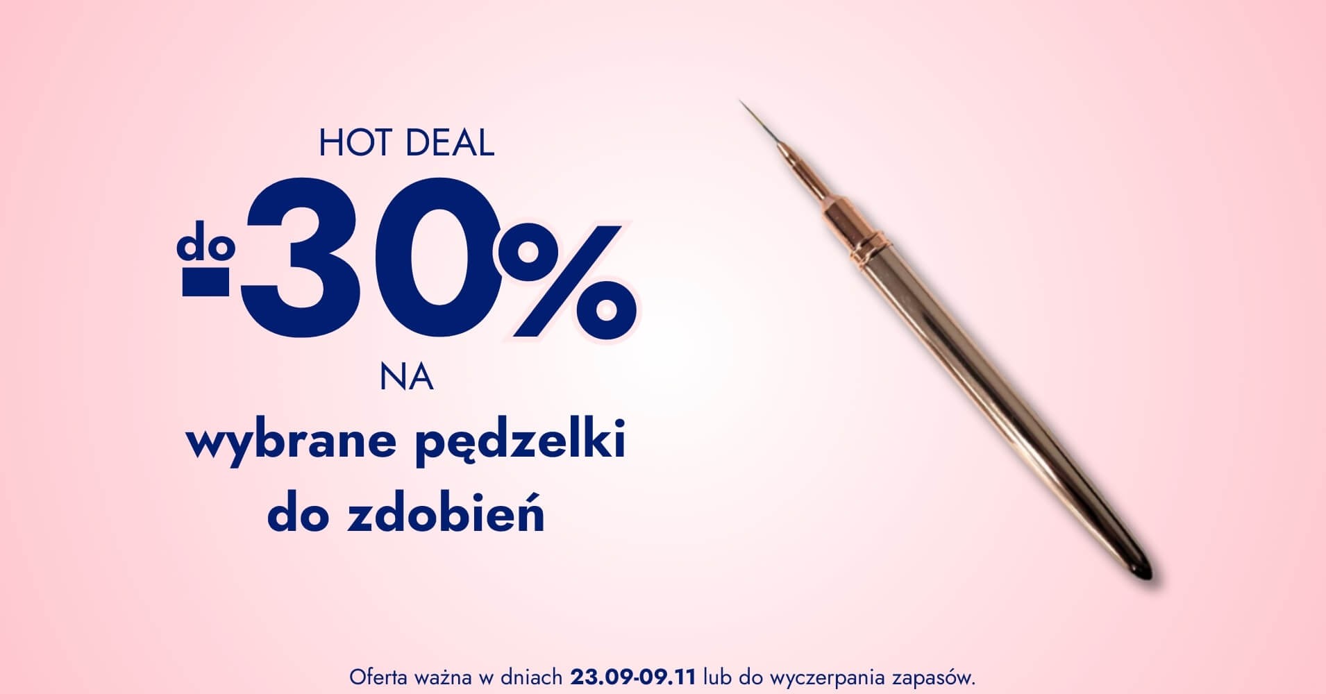 -30% na wybrane pędzelki do zdobień