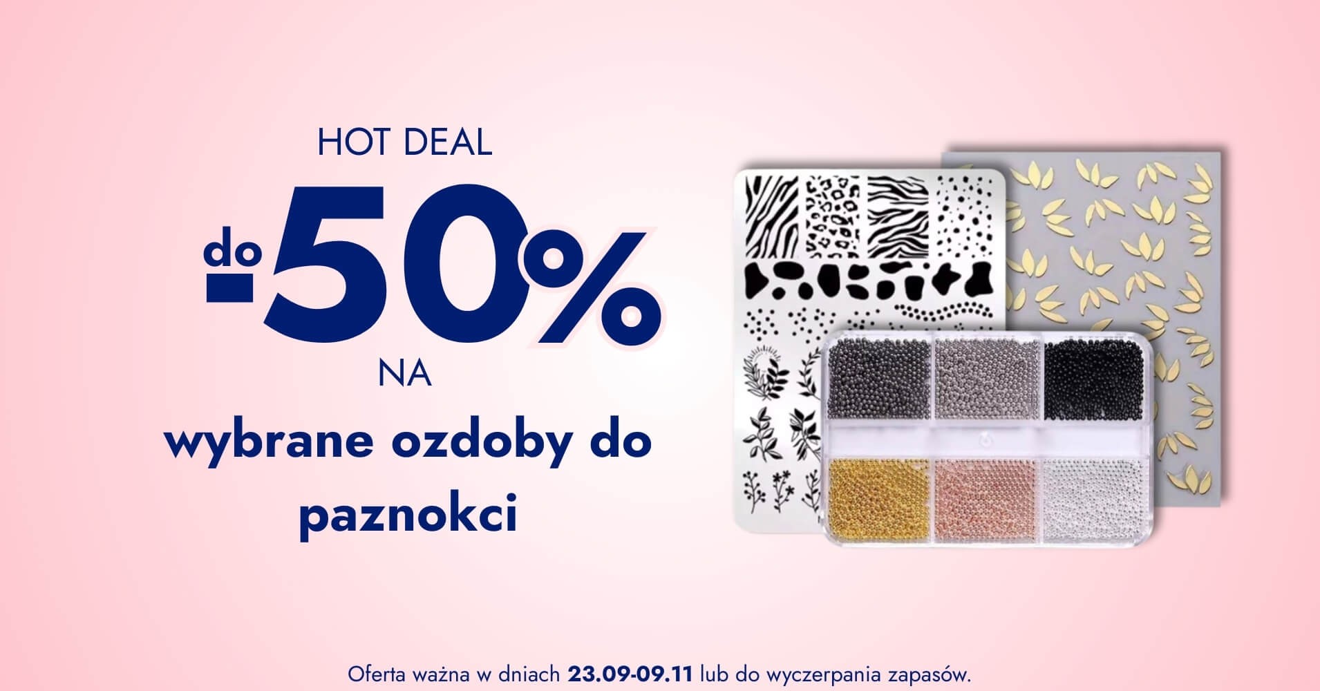 -15% na wybrane ozdoby do paznokci