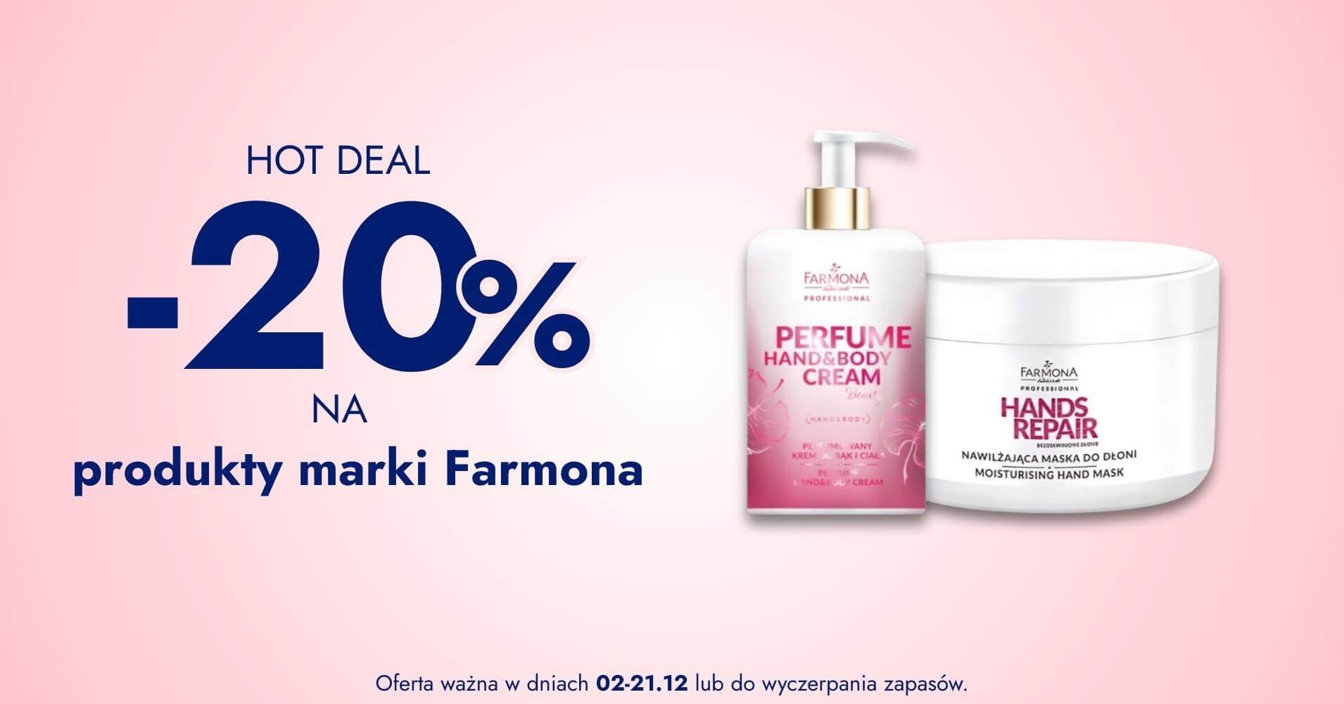 -20% na produkty Farmona