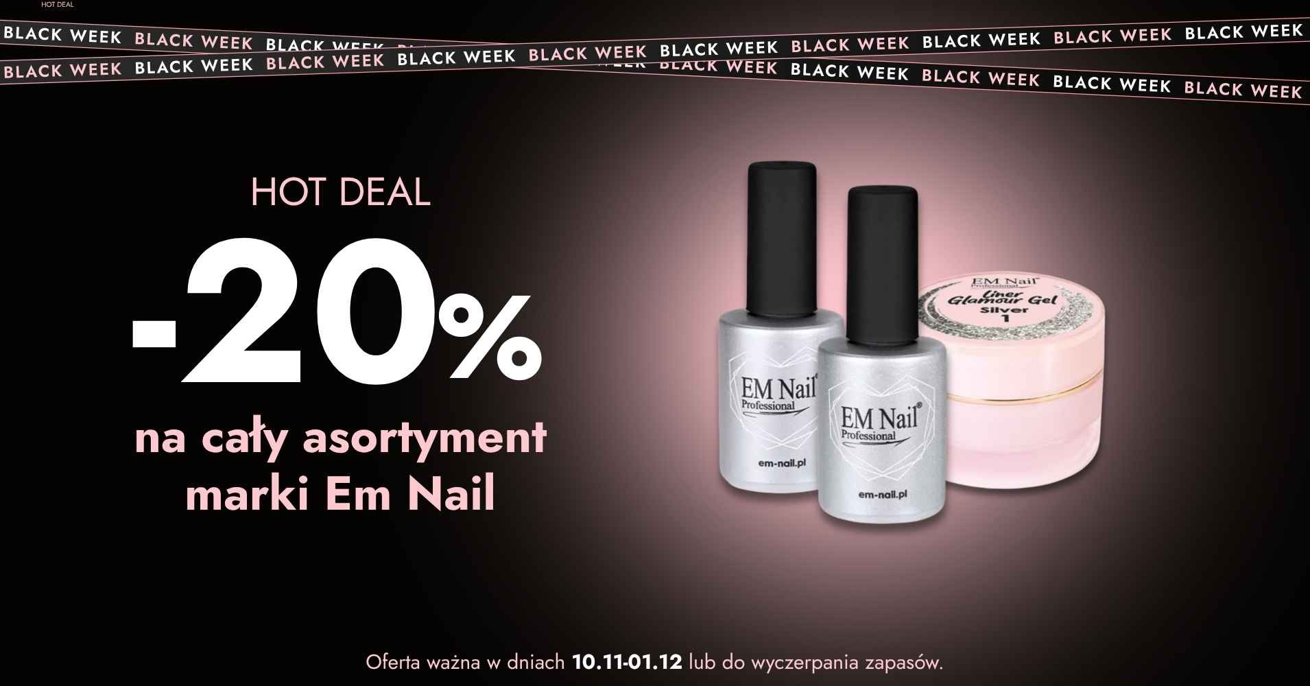 -20% na cały asortyment Em Nail