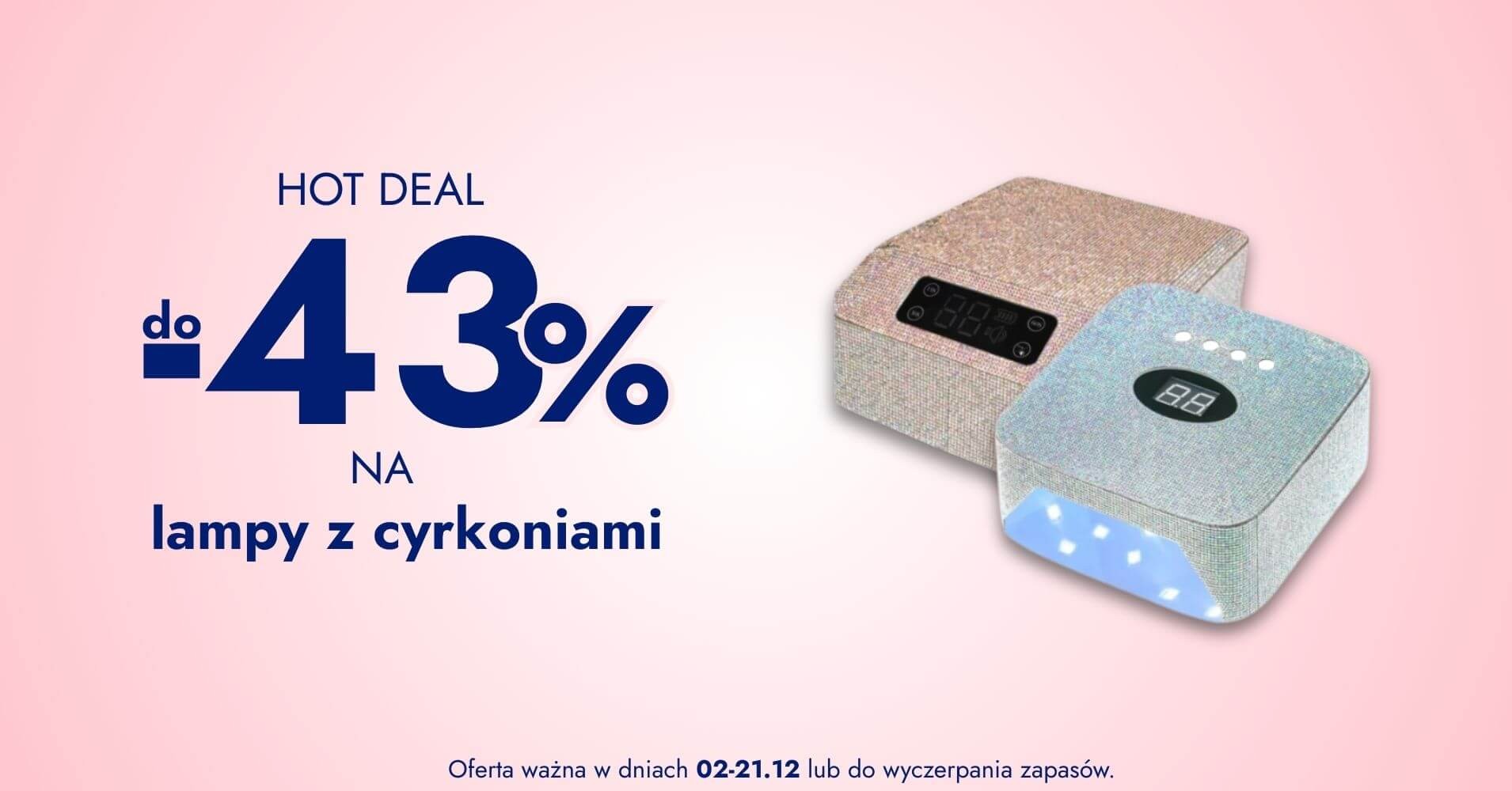 do -43% na lampy z cyrkoniami