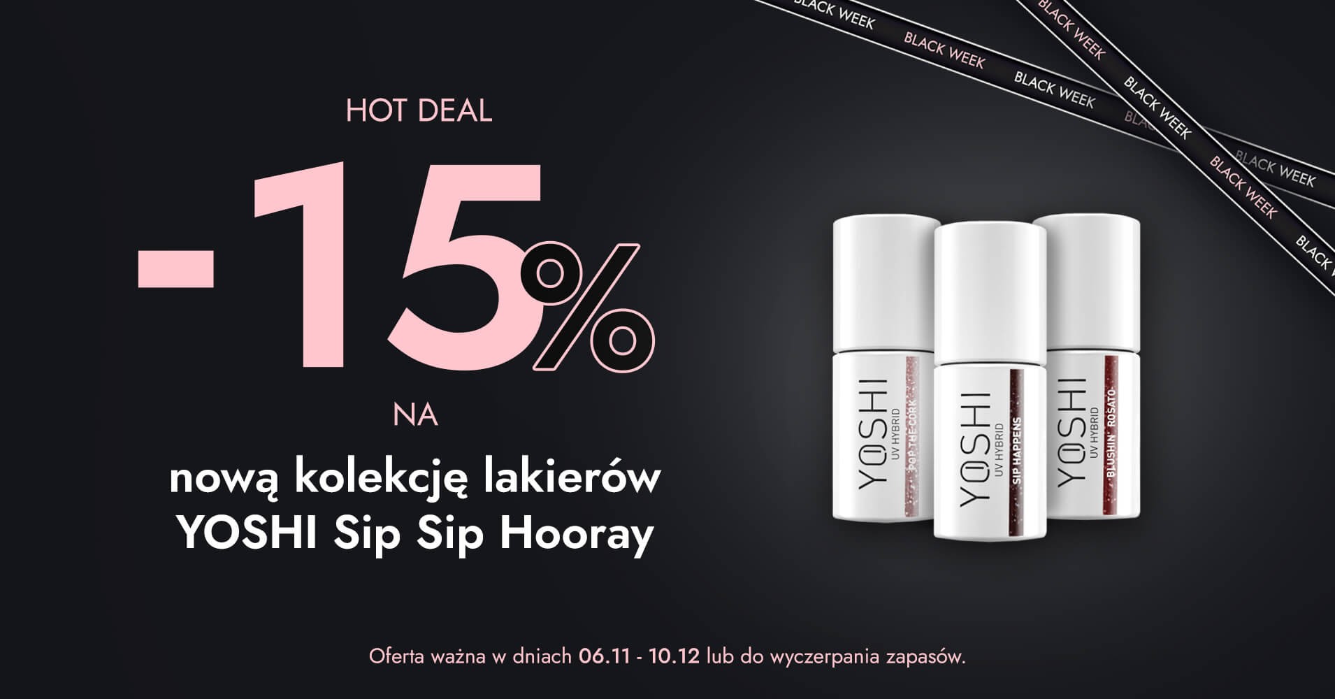 nowa kolekcja Yoshi 15% taniej