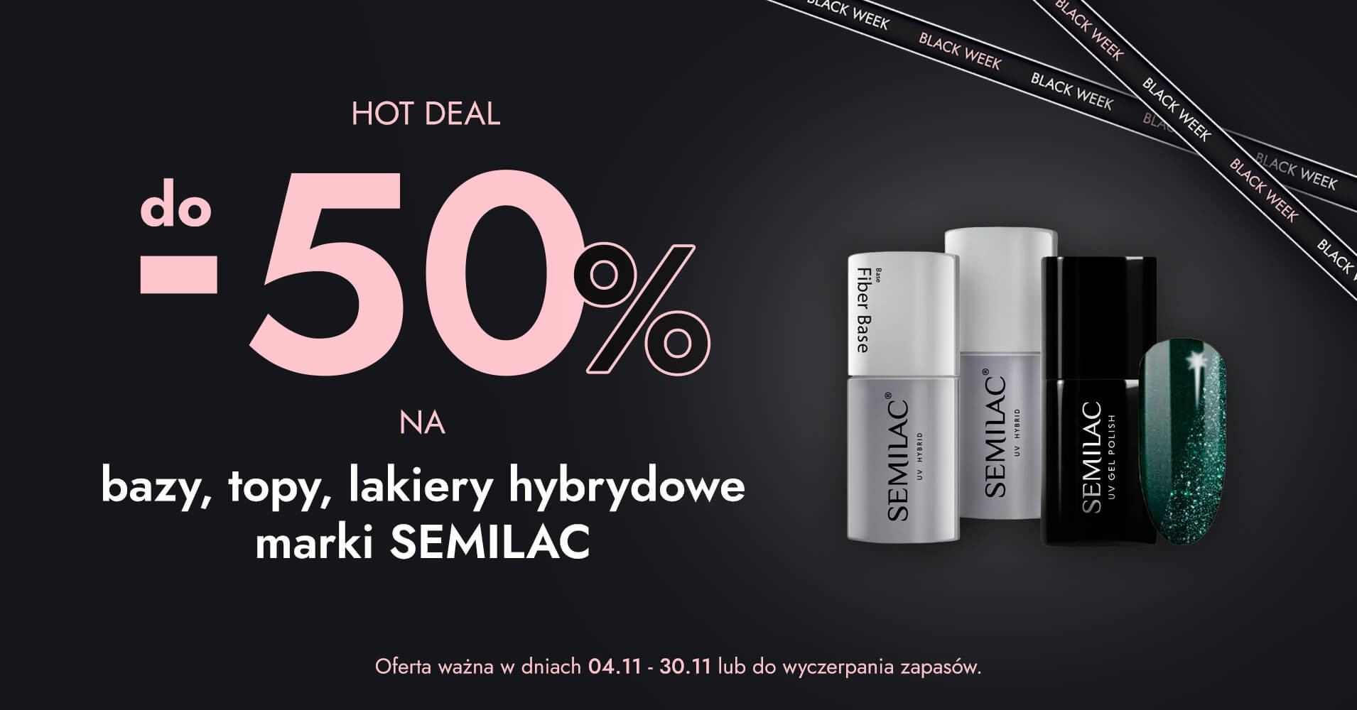 do -26% na lakiery hybrydowe w kolorach jesieni