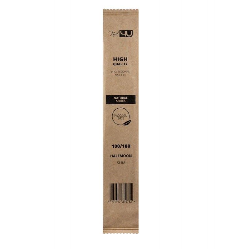 NAIL4U Pilnik Natural II Łódka Slim 100/180 (WYBIERZ PAKIET: 25 sztuk)