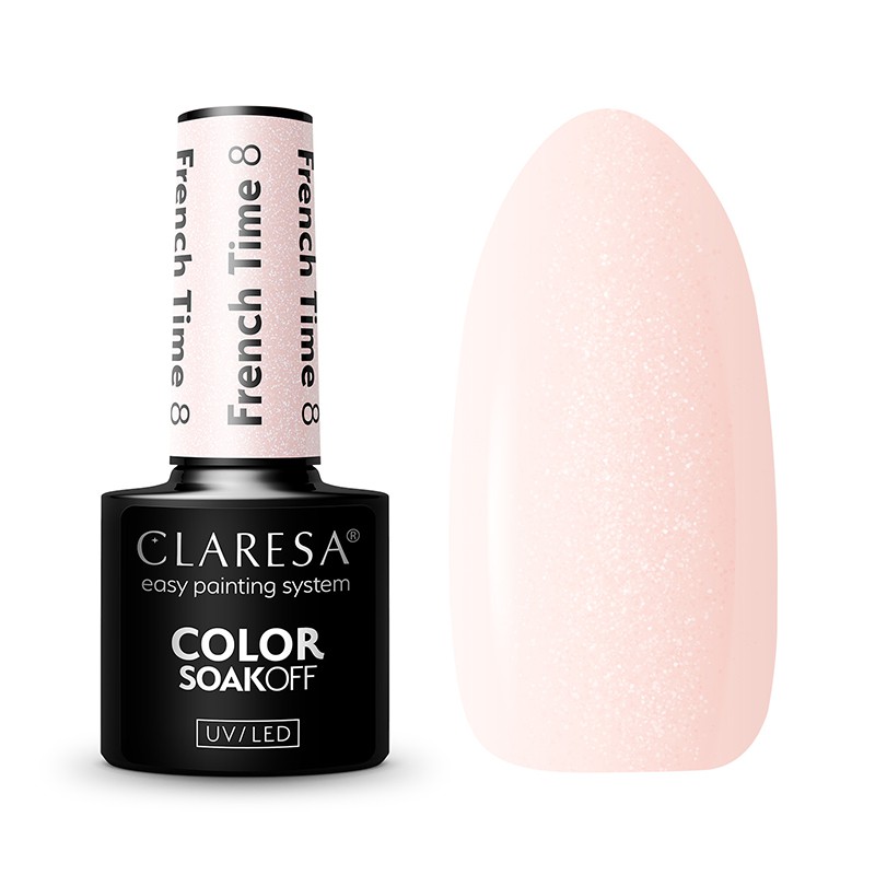 Claresa Lakier Hybrydowy French Time 8 5g