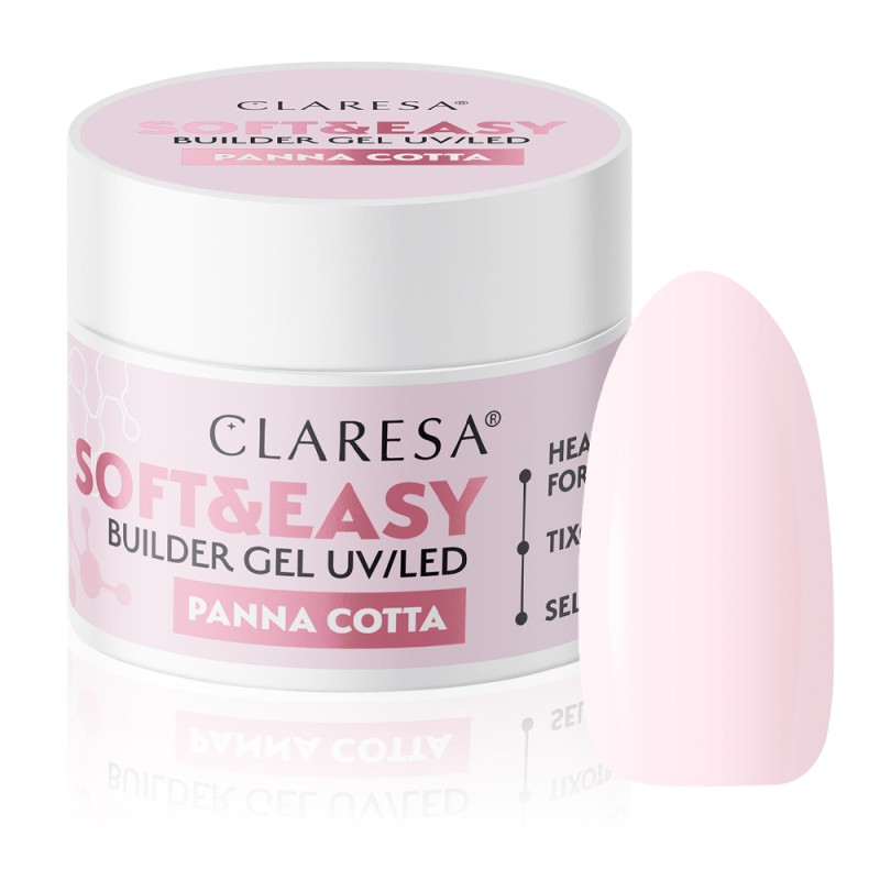Claresa Żel Budujący SOFT&EASY 45g Panna Cotta
