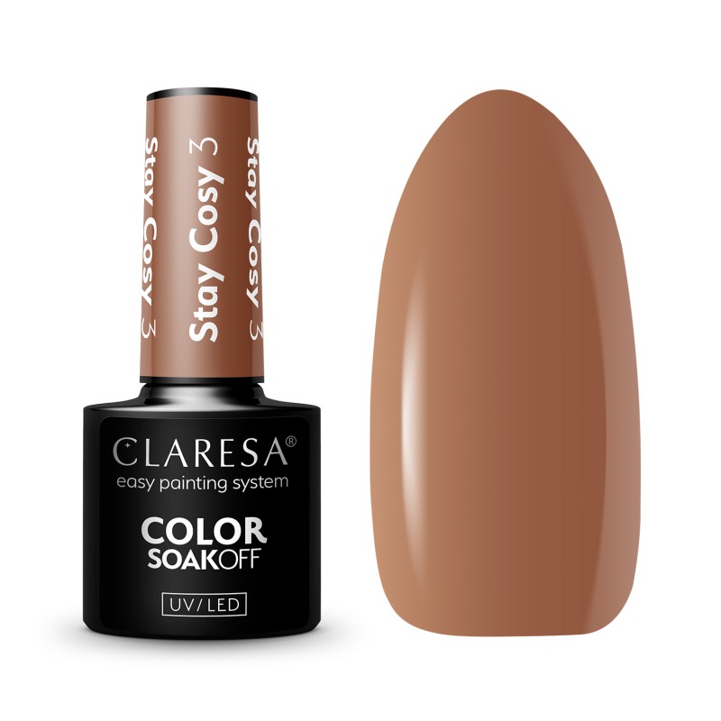 Claresa Lakier Hybrydowy Stay Cosy 03 5g