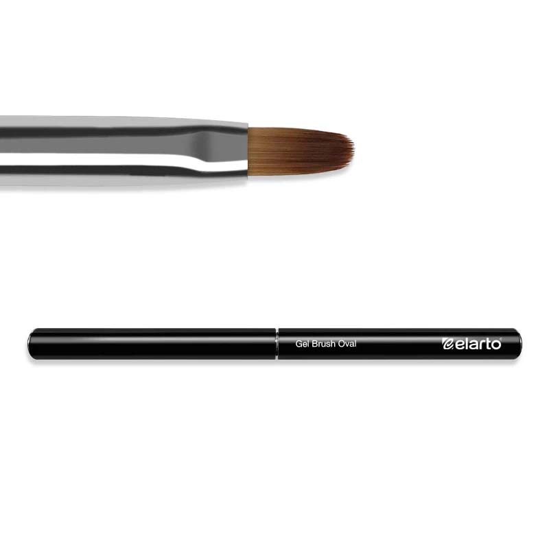 Elarto Pędzel Do Żelu Gel Brush Oval
