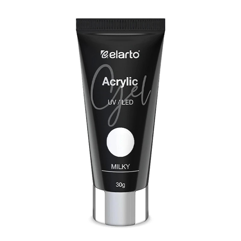 Elarto Akrylożel Mleczny Do Budowania Paznokci Acrylic Gel Milky 30g