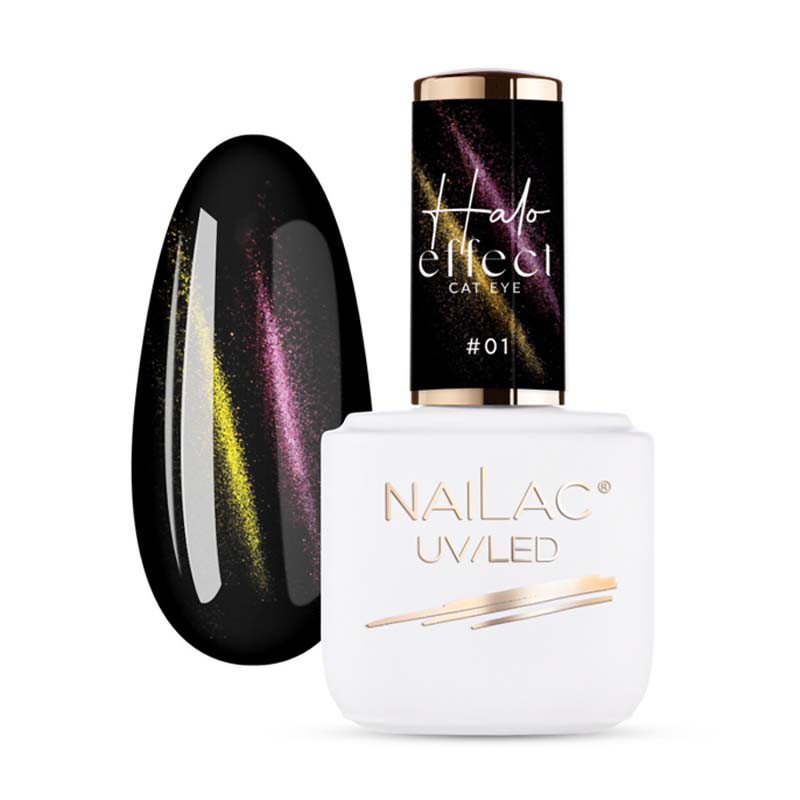 NaiLac Lakier Hybrydowy Halo Effect Cat Eye 7ml 01