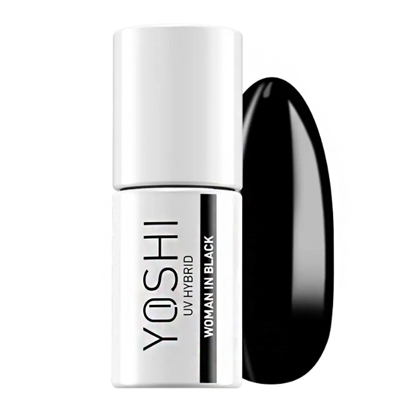 Yoshi Lakier Hybrydowy 605 Woman In Black 6ml