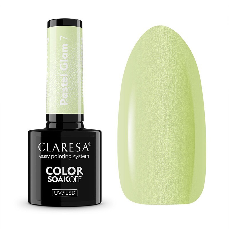 Claresa Lakier Hybrydowy 7 Pastel Glam 5g