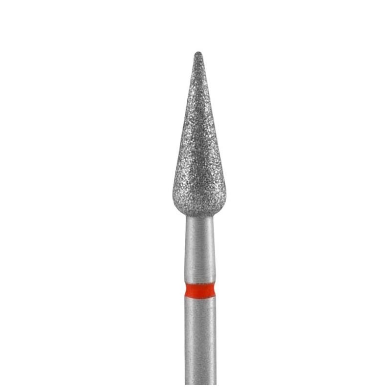Frez Diamentowy Gruszka Czerwona 4mm/12