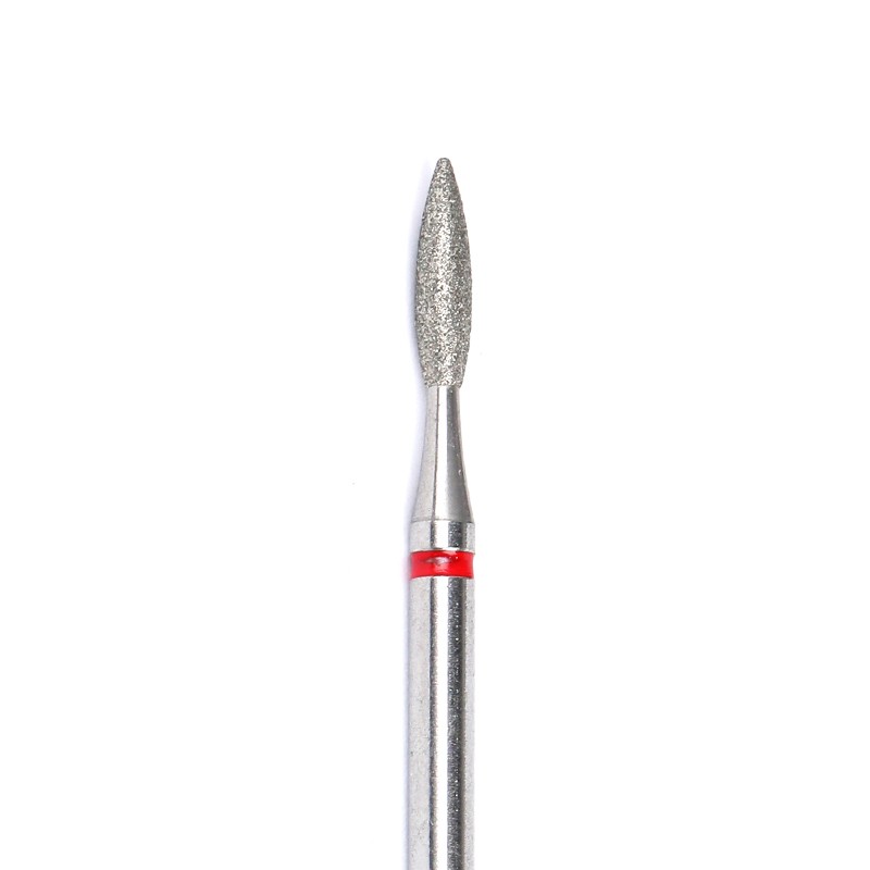 Frez Diamentowy Czerwony Płomyk Łezka 2/8mm