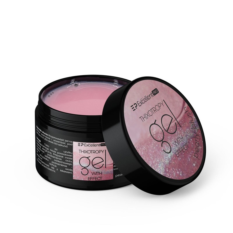 Excellent PRO Żel Budujący Thixotropy Gel With Effects Pearly Blush 50g