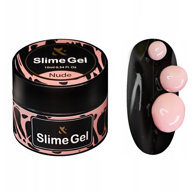 F.O.X Żel Do Zdobień 3D Slime Gel Nude 10ml