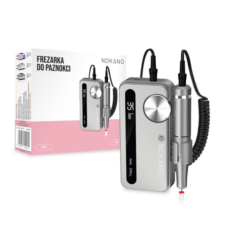 NOKANO Frezarka Do Paznokci Easy Mobile Silver