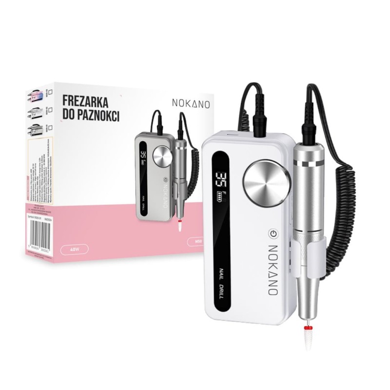 NOKANO Frezarka Do Paznokci Easy Mobile White