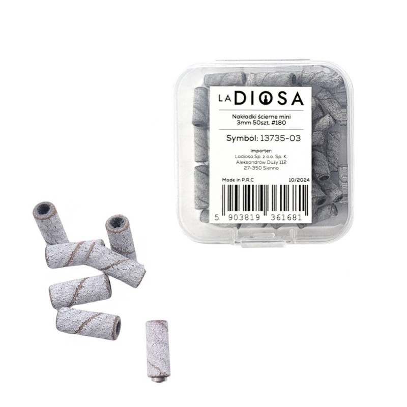 Nakładki Ścierne Mini 3mm Gradacja 180 50 Sztuk