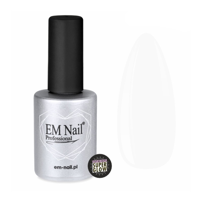 EM Nail Top No Wipe Super Glow 15 ml