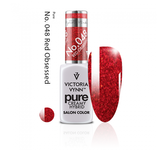 Victoria Vynn Lakier hybrydowy Red Obsessed 048