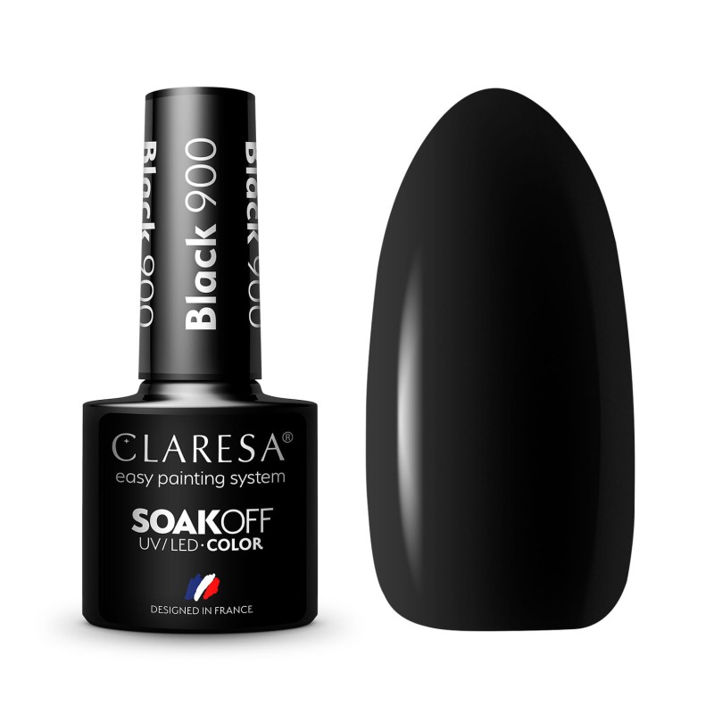 Claresa Lakier Hybrydowy Black Nr 900 5ml
