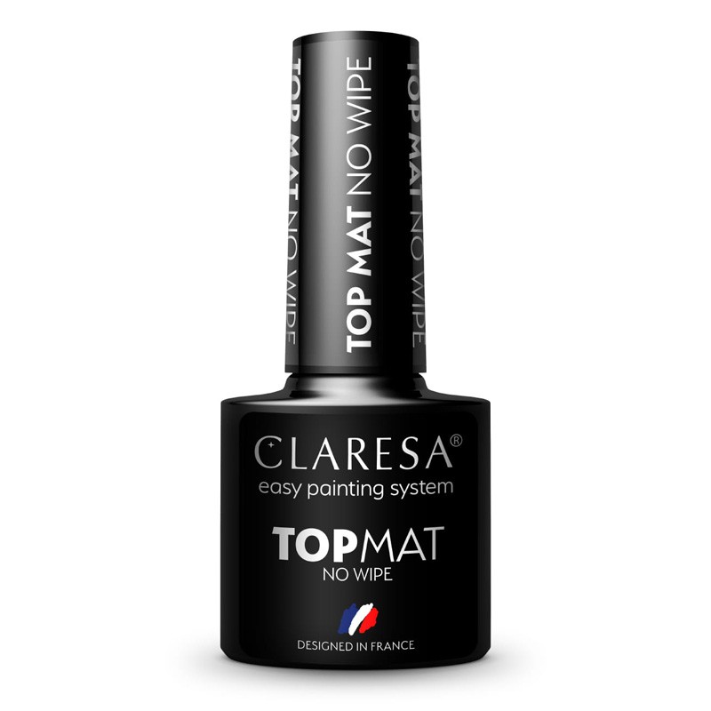 Claresa Top Hybrydowy Matowy No Wipe 5ml