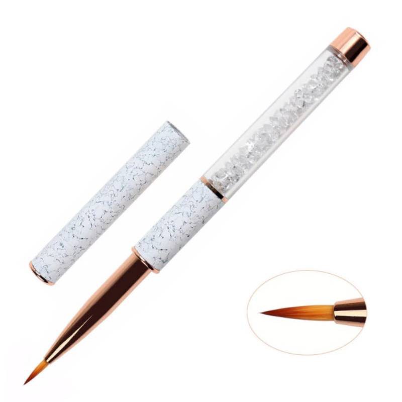 Pędzelek Marmurkowy z Kryształkami 6 Sting Brush