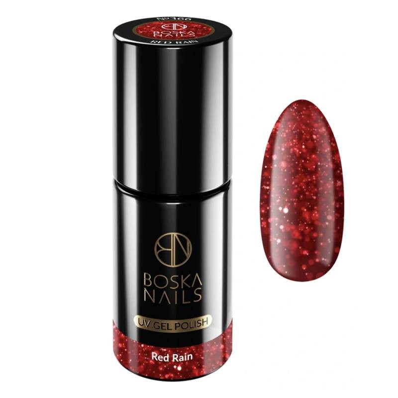 Boska Nails Lakier Hybrydowy 6 ml Red Rain 366
