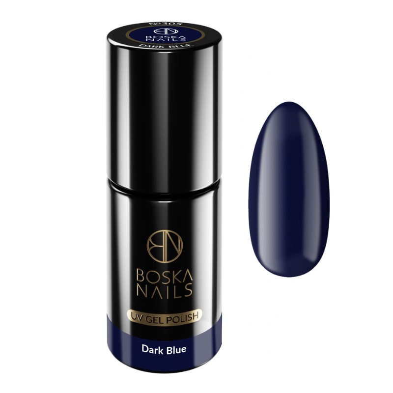 Boska Nails Lakier Hybrydowy 6 ml Dark Blue 305