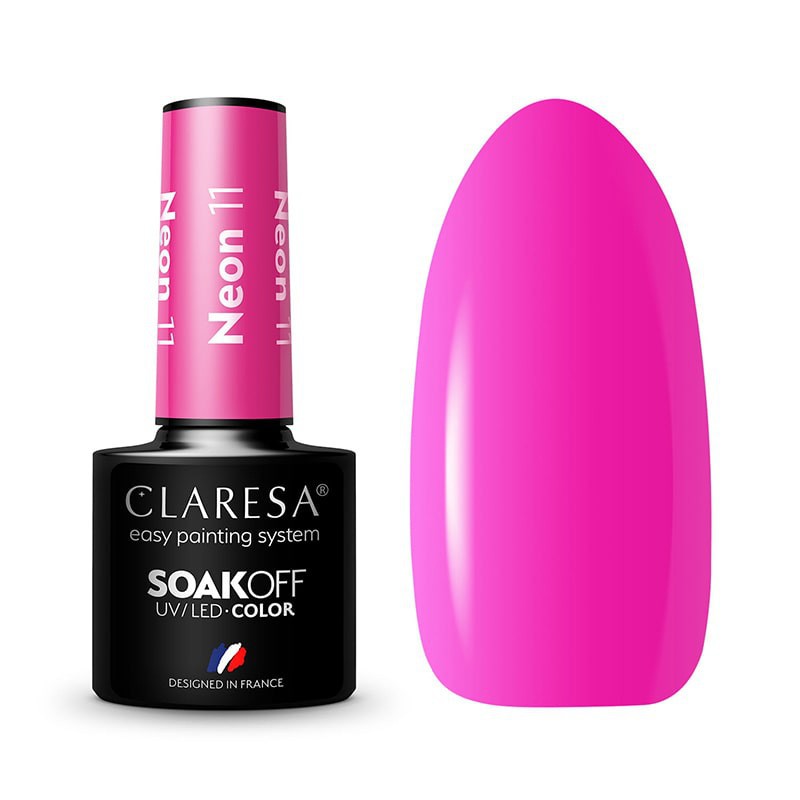 Claresa Lakier Hybrydowy 5g - Neon 11