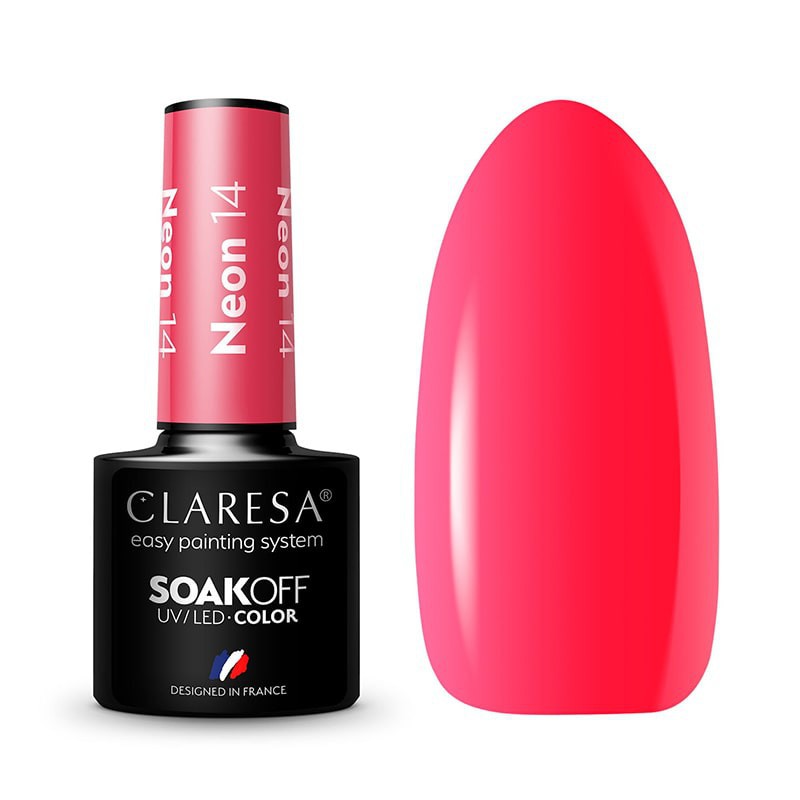 Claresa Lakier Hybrydowy 5g - Neon 14