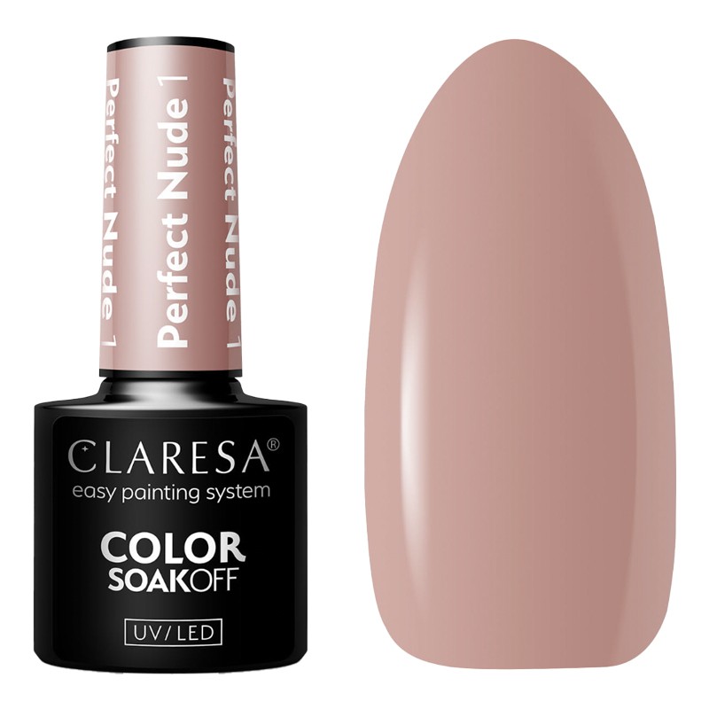 Claresa Lakier Hybrydowy 01 Perfect Nude 5g