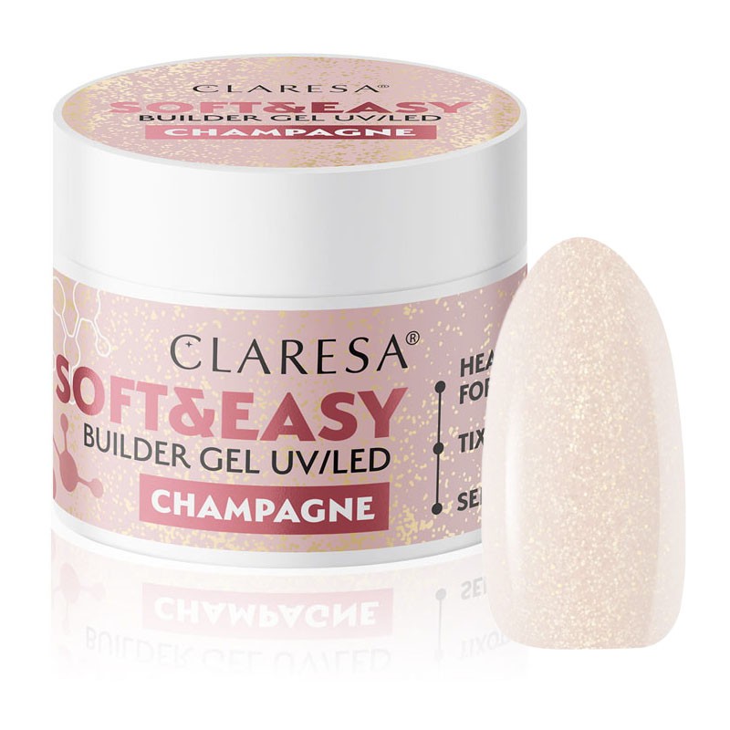 Claresa Żel Budujący SOFT&EASY Champagne 90g
