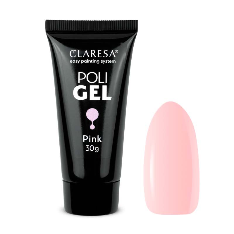 Claresa Poli Gel Akrylożel 30g Pink